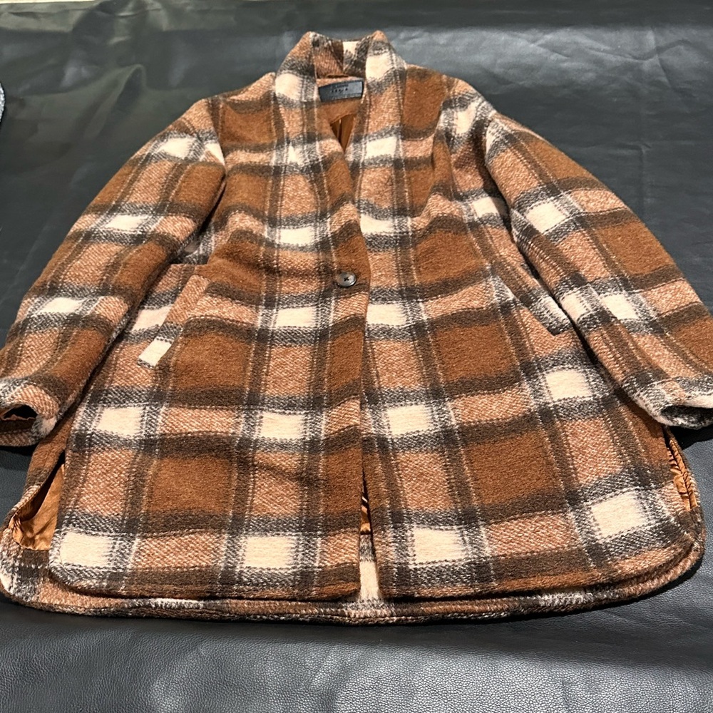 BlankNYC Brown Plaid Jacket